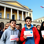 "Emerging Democracy and Citizen Power"**
    A vibrant, realistic scene depicting the heart of Georgia's emerging democracy. In the foreground, a diverse group of Georgian youth and civil society activists are actively engaged, some holding subtle signs related to transparency or reform, others using smartphones to symbolize digital advocacy. Behind them, the Georgian Parliament building stands prominently under a clear sky, with subtle architectural details that blend tradition with modern statehood. The overall atmosphere should convey a sense of hope, determination, and public participation in shaping the nation's political future, capturing the dynamic interplay between the people and their legislative bodies.

2.  **Prompt for