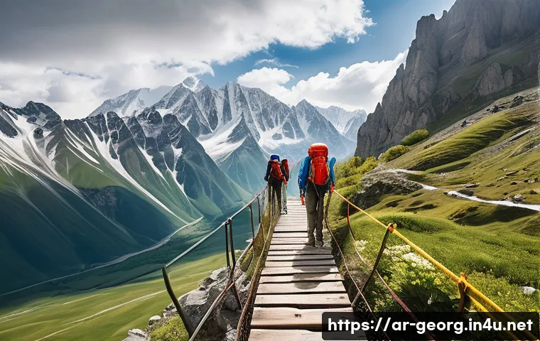 조지아에서 도전적인 하이킹 루트 관련 이미지 2